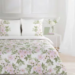   Nika44 pamut-szatén ágyneműhuzat Fehér 220x200 cm - 70x80 cm 2db
