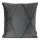 Nala1 bársony párnahuzat varrott mintával Acélszürke 45x45 cm