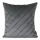 Nala3 bársony párnahuzat varrott mintával Acélszürke 45x45 cm