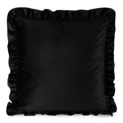 Brenda bársony párnahuzat Fekete 45x45 cm