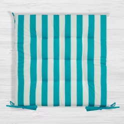   Garden mintás kerti párna vízálló anyagból Kék 40x40x5 cm