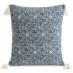   Fabia rojtos párnahuzat geometrikus mintával Gránátkék 45x45 cm