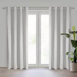   Ariadna apró kövekkel díszített bársony függöny Fehér 140x250 cm