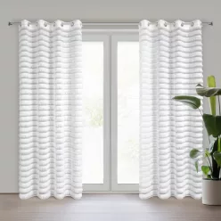 Dana rojtos dekor függöny etaminból Fehér 140x250 cm