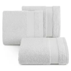   Nessy pamut törölköző vastag fényes csíkkal Világosszürke 70x140 cm 3db