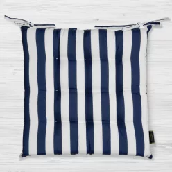   Garden mintás kerti párna vízálló anyagból Gránátkék 40x40x5 cm