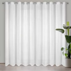   Lucy fényáteresztő függöny voile anyagból Fehér 200x250 cm