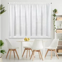   Lucy fényáteresztő függöny voile anyagból Fehér 300x160 cm