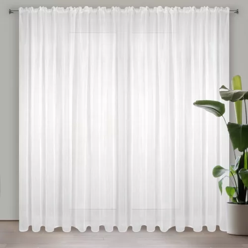 Lucy voile függöny Fehér 300x270 cm