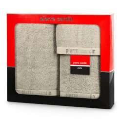   Evi Pierre Cardin 3db-os pamut törölköző szett Világos bézs