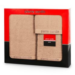   Evi Pierre Cardin 3db-os pamut törölköző szett Púder rózsaszín