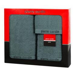   Evi Pierre Cardin 3db-os pamut törölköző szett Sötét menta