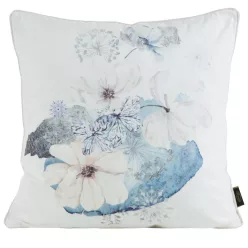 Velvet bársony párnahuzat Krémszín 45x45 cm