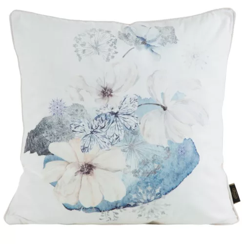 Velvet bársony párnahuzat Krémszín 45x45 cm