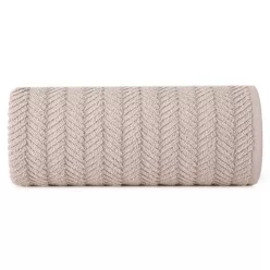   Etno halszálka mintás törölköző egyiptomi pamutból Pasztell rózsaszín 30x50 cm