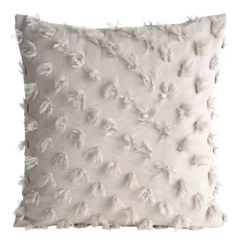 Aurelia mohér díszes párnahuzat sifon anyagból Bézs 45x45 cm