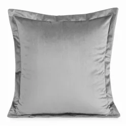 Ria bársony párnahuzat Acélszürke 45x45 cm 2db
