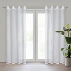 Neri fényáteresztő függöny Fehér 140x250 cm