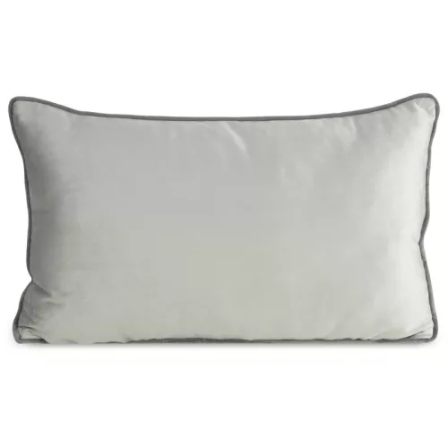 Melia bársony párnahuzat Ezüst 30x50 cm