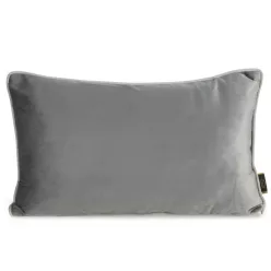 Melia bársony párnahuzat Acélszürke 30x50 cm