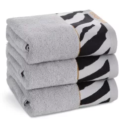   Eva22 minőségi pamut törölköző Ezüst 50x90 cm - 500 cm 6db