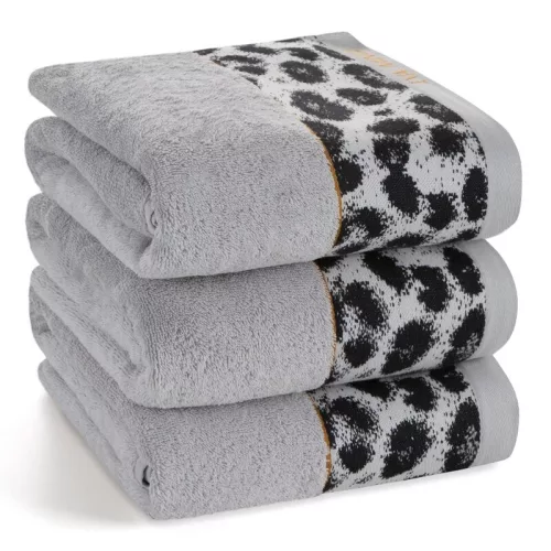 Eva22 minőségi pamut törölköző Ezüst 70x140 cm - 500 cm 3db