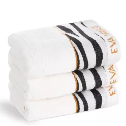   Eva22 minőségi pamut törölköző Krémszín 30x50 cm - 500 cm 6db