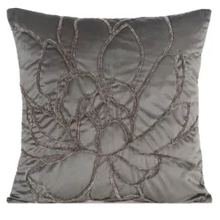 Sandi bársony párnahuzat Acélszürke 45x45 cm