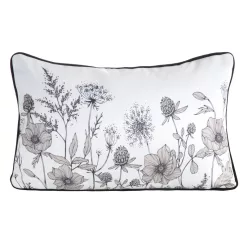 Agnes prémium bársony párnahuzat Fehér 45x30 cm