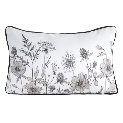 Agnes prémium bársony párnahuzat Fehér 45x30 cm