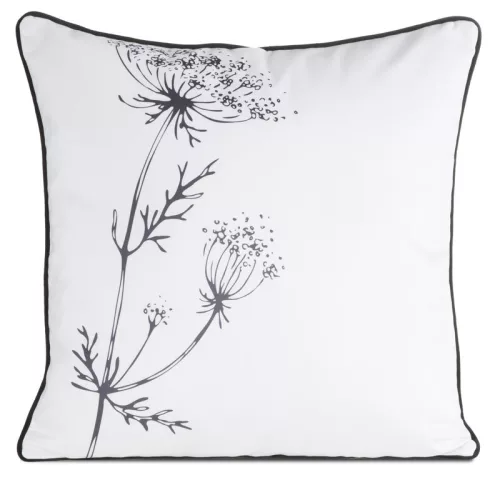 Agnes prémium bársony párnahuzat Fehér 60x60 cm