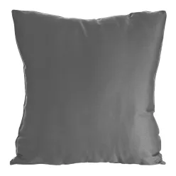   Nova1 pamut-szatén párnahuzat ágyneműhöz Acélszürke 40x40 cm
