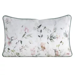 Inez prémium bársony párnahuzat Fehér 45x30 cm