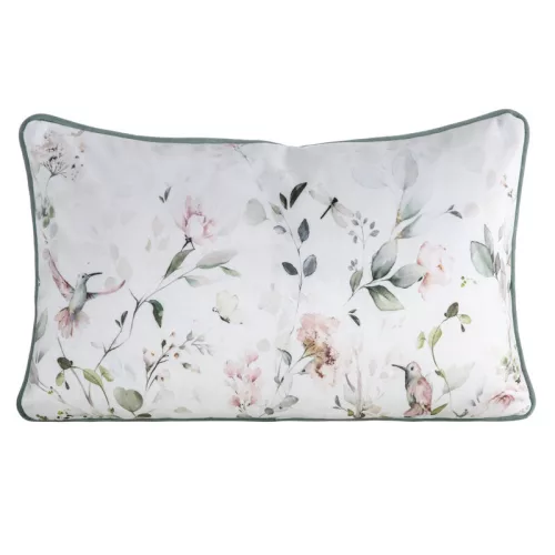 Inez prémium bársony párnahuzat Fehér 45x30 cm