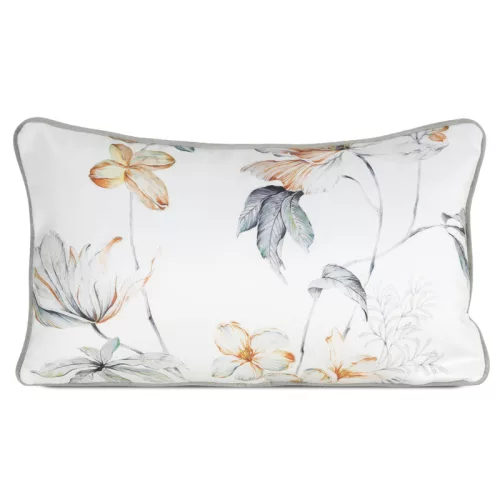 Amelia prémium bársony párnahuzat Fehér 45x30 cm