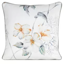 Amelia prémium bársony párnahuzat Fehér 45x45 cm