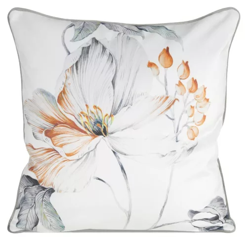 Amelia prémium bársony párnahuzat Fehér 60x60 cm