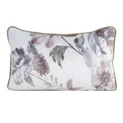 Rosalia prémium bársony párnahuzat Fehér 45x30 cm