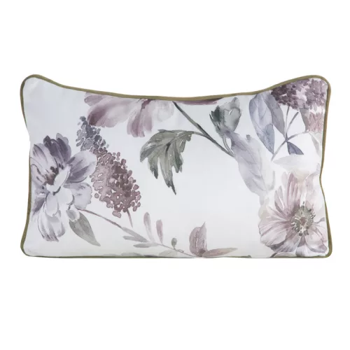 Rosalia prémium bársony párnahuzat Fehér 45x30 cm