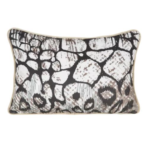 Ming11 díszpárnahuzat Fekete 30x45 cm