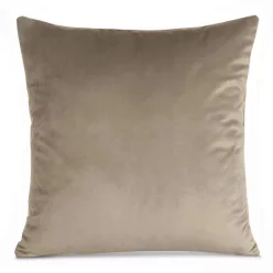 Gaja bársony párnahuzat Sötét bézs 45x45 cm