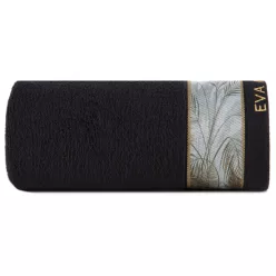   Eva17 minőségi pamut törölköző Fekete 30x50 cm - 500 cm 6db