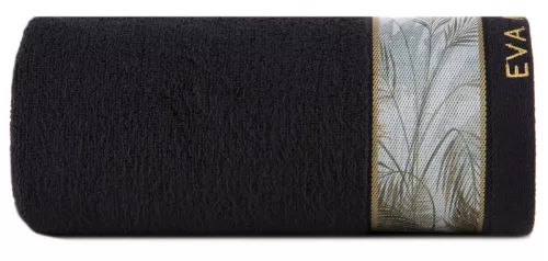 Eva17 minőségi pamut törölköző Fekete 30x50 cm - 500 cm 6db