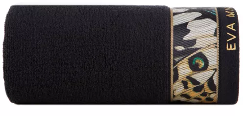 Eva15 minőségi pamut törölköző Fekete 30x50 cm - 500 cm 6db