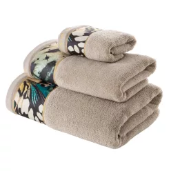   Eva15 minőségi pamut törölköző Bézs 70x140 cm - 500 cm 3db