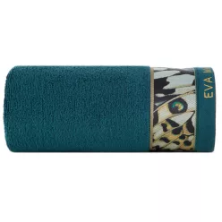   Eva15 minőségi pamut törölköző Sötét türkiz 30x50 cm - 500 cm 6db