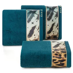   Eva15 minőségi pamut törölköző Sötét türkiz 50x90 cm - 500 cm 6db