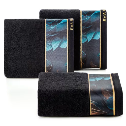 Minge12 Eva Minge törölköző Fekete 50x90 cm - 500 cm 6db