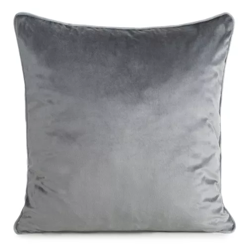 Gaja2 bársony párnahuzat Acélszürke 45x45 cm