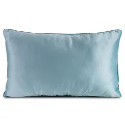   Gaja3 téglalap alakú bársony díszpárna Tengerkék 30x50 cm